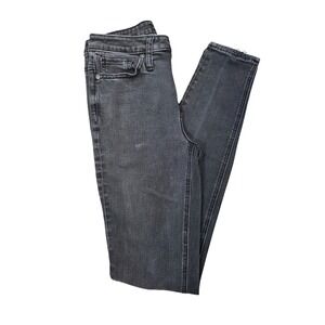 Silver Jeans Co High Note Skinny Faded Black High Rise Jeans W26 L31